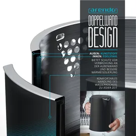 Arendo Elegant schwarz