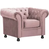 Home Affaire Sessel »Chesterfield Home«, mit edler Knopfheftung und typischen Armlehnen rosa