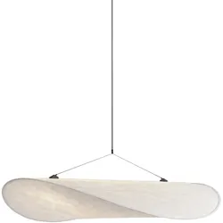 New Works - Tense LED Pendelleuchte, 90 cm, weiß