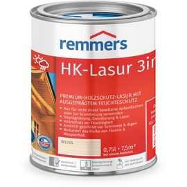 Remmers HK-Lasur 750 ml weiß