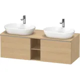 Duravit D-Neo Konsolenwaschtischunterbau wandhängend Natur Eiche Matt 1400x550x459 mm - DE4950B70300 DE4950B70300000
