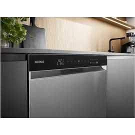 KOENIC KDW 6041 B BU Einbau-Geschirrspüler (unterbaufähig, 595 mm breit, Edelstahl)