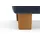 Home Affaire Polsterhocker Dundee Flachgewebe 75 x 46 x 109 cm Blau/Grau