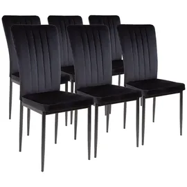 Albatros MODENA Samt Schwarz 6er Set
