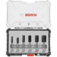 Bosch Nutfräser-Set 6-teilig 6-mm-Schaft
