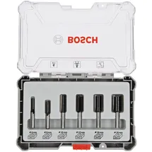 Bosch Nutfräser-Set 6-teilig 6-mm-Schaft