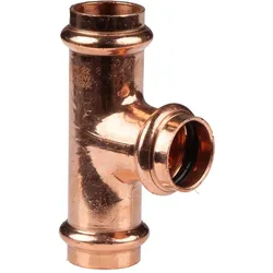 Kupfer Pressfitting T-Stück 22 mm V+M-Kontur DVGW