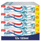 Aquafresh Zahnpasta mit dreifachem Schutz Minze 12 x 125 ml