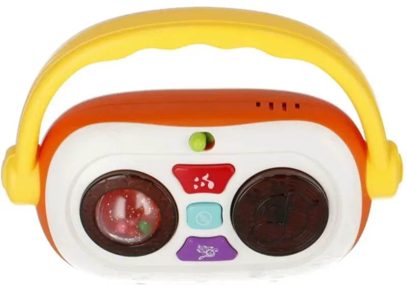 Bam-Bam Music Toy Silicone Bamboo Puzzle Activity Spielzeug mit Melodie 18m+ Radio 1 St.