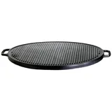 Gusseisenkuss Grillplatte Ø 55 cm Gusseisen schwarz