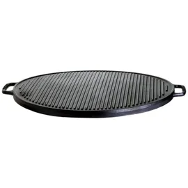 Gusseisenkuss Grillplatte Ø 55 cm Gusseisen schwarz