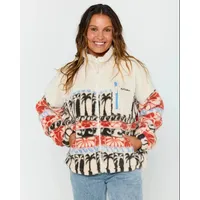 Rip Curl Oceanic Zip Thru Polar Fleece beige L