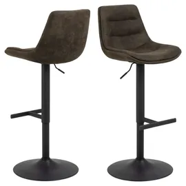 Actona Barhocker Adisa 47 x 95 x 52,5 cm Grau