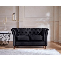 Home Affaire Chesterfield-Sofa »Reims«, mit echter Chesterfield-Knopfheftung, hochwertige Verarbeitung grau