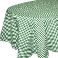 Pflegeleichte Tischdecke Decke Unterdecke Oval Grün Weiß Karierte Gartendecke Küchendecke Landhaus (Tischtuch 160x220 cm oval)