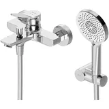 AM.PM Einhebel-Wannenarmatur mit Handbrause und Halter X-Joy Aufputz