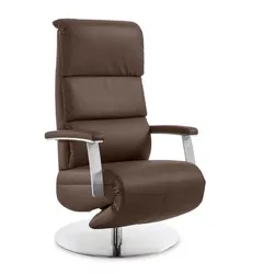 Segmüller Werkstätten Sessel Comforte Uno Anzio D4 Leder Braun