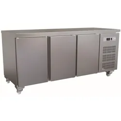 Gastro Kühltisch Kühlschrank Kühlung , 3 Türen, 1792x700x850mm | + GT24 Geschirrtuch