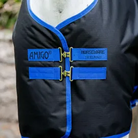 Horseware Ireland Weidedecke Amigo 50g Ripstop 900D Fleece Lined 155 cm Schwarz/Blau
