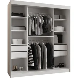 Mirjan24 Schwebetürenschrank Selfie 180 x 180 x 0 cm Beige