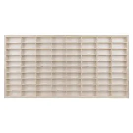 Kruzzel Sammlervitrine 78,5 x 40 x 4,5 cm Beige