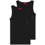 Hugo Herren Twin Pack Tank Top, Black1, XXL, EU