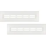 HEXIM Heizungsverkleidung Zubehör für HEXIM und Stella obere und seitliche Abdeckungen weiß