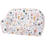 Knorrtoys Kindersofa Wildlife bunt