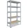 shelfplaza PRO 180x90x30 cm Schwerlastregal in verzinkt mit 5 Böden und 200 kg Traglast pro Boden