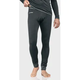 Schöffel Merino Sport Pants long M, temperaturregulierende lange Unterhose, atmungsaktive Thermo Leggings in Wollqualität, anthrazit, XXL