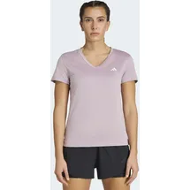 adidas WE MIN V NK TEE lila XS