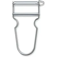 Victorinox Sparschäler STAR, Kartoffelschäler, Zweischneidig mit Pendelklinge, Extra Scharf,