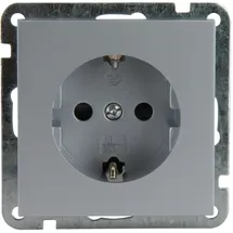 Unitec Steckdose Melbourne Serie 703 Silber 2 St.