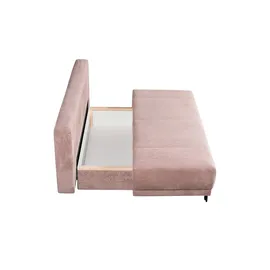 Sofa.de Schlafsofa aus Cord Luna ¦ rosa/pink ¦ Maße (cm): B: 200 H: 89 T: 96.0