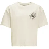 Jack Wolfskin Teen Mosaic Kurzarm-t-shirt - Egret - 140