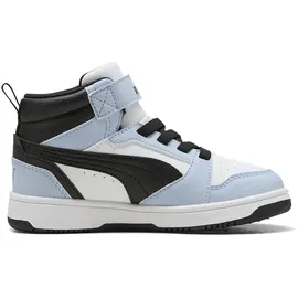 Puma Rebound V6 Mid AC+ Kinder White/Snow Mountain Blue/Black 29