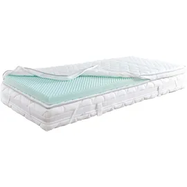 Frankenstolz Big-Komfort Matratzentopper 200 x 200 cm weiß