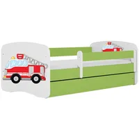 Raumhirsch furniture Kinderbett, Grün, Holzwerkstoff, Holzwerkstoff, 1 Schubladen, 80x160