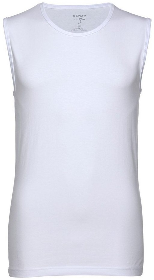 OLYMP T-Shirt Level Five body fit Rundhalsausschnitt, Ideal zum Unterziehen weiß XL