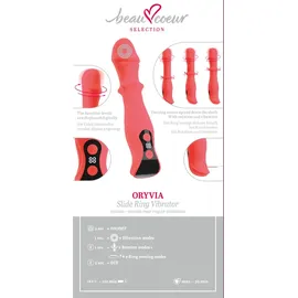 beau coeur ORYVIA Slide Ring Vibrator 18,4 cm, – 3,6 cm)