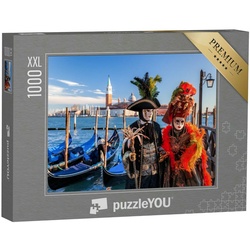 puzzleYOU Puzzle Puzzle 1000 Teile XXL „Karneval in Venedig, Italien“, 1000 Puzzleteile, puzzleYOU-Kollektionen Venedig
