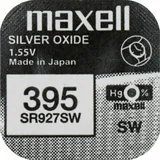 Maxell 395 SR927SW - 1.55 Volt 2.7x9.5 (HxØ/mm)