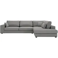 Carryhome Ecksofa Grau, - 314x250 cm,