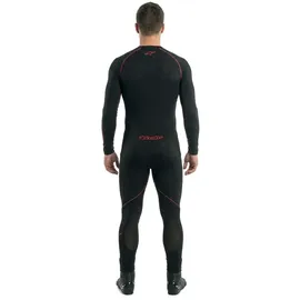 Alpinestars Ride Tech Lite Langarm-basisschicht-anzug - Black / Red - M-L