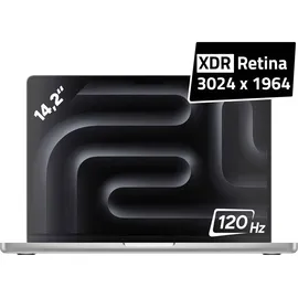 Apple MacBook Pro M5 2025 14'' 16 GB RAM 512 GB SSD 10-Core GPU Silber