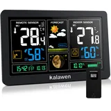 Kalawen Wetterstation 9-IN-1 Schwarz