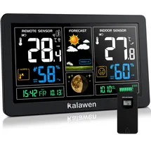 Kalawen Wetterstation 9-IN-1 Schwarz