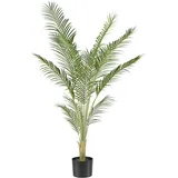 Creativ green Kunstpalme Phönixpalme, Creativ green, Höhe 150 cm, mit 12 Wedeln grün