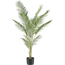 Creativ green Kunstpalme Phönixpalme, Creativ green, Höhe 150 cm, mit 12 Wedeln grün