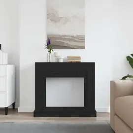 vidaXL Kaminumrandung 100 x 30 x 87,5 cm Schwarz